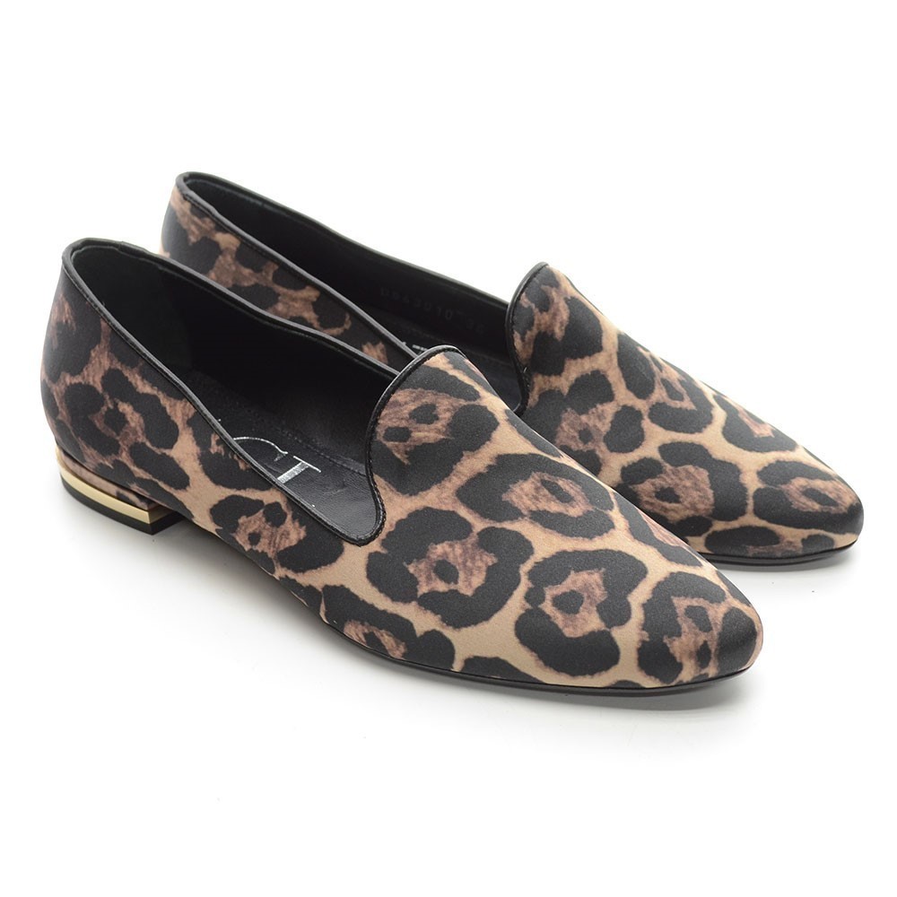 Attilio Giusti Leombruni AGL Leopard Ballet Flat 36 New
